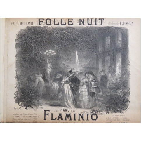 FLAMINIO Folle Nuit Piano ca1870
