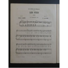 LACOME Paul Les Fées Chant Piano ca1880