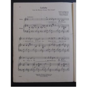 MENOTTI Gian-Carlo Lullaby Chant Piano 1950