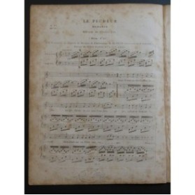 LIS Charles Le Pêcheur Chant Piano ou Harpe ca1820