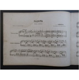 STRAUSS Paquita Piano ca1850