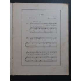 MASSENET Jules La Neige Chant Piano ca1900