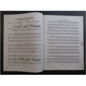 POURNY Charles Le Convoi du Rossignol Chant Piano ca1870