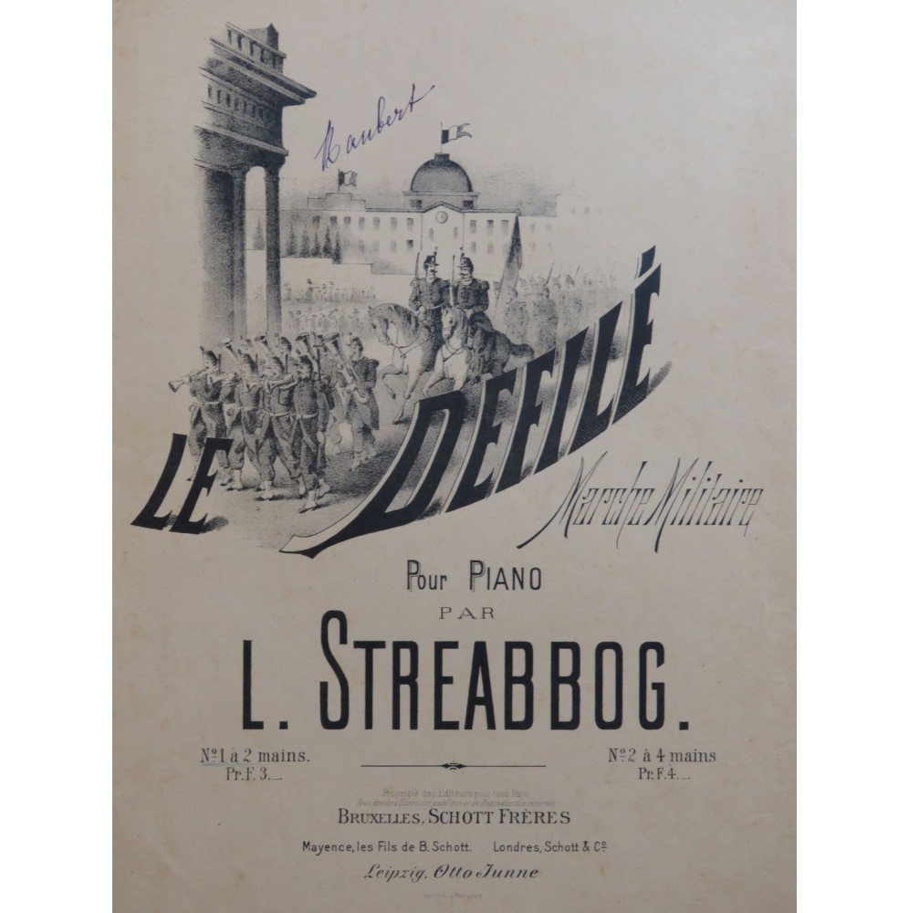 STREABBOG Louis Le Défilé Piano XIXe siècle