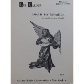 CALDER Lee God is my Salvation Chant Piano ou Orgue 1961