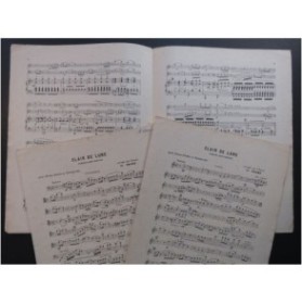 THOMÉ Francis Clair de Lune Piano Violon Violoncelle 1903