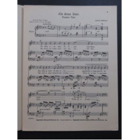 DELBRUCK Alfred Un Doux Lien Chant Piano 1930