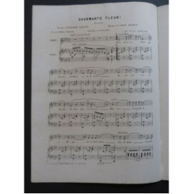 ABADIE Louis Charmante Fleur ! Chant Piano ca1850