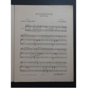 BOLDI J. B. Adoration Chant Piano 1907