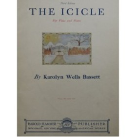 WELLS BASSETT Karolyn The Icicle Chant Piano 1919