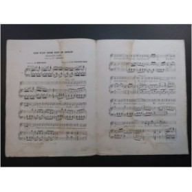 DE VILLEBICHOT Auguste Rien n'est Sacré pour un Sapeur ! Chant Piano ca1865