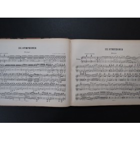 BEETHOVEN Symphonies Symphonien 1 à 5 Piano 4 mains