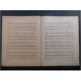 MASSENET Jules Jour de Noces Chant Piano 1928