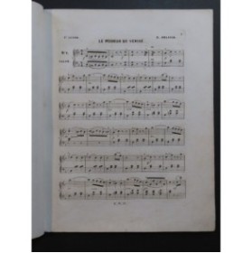 STRAUSS Le Pêcheur de Venise Piano ca1850