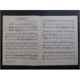 DEPELSENAIRE Jean-Marie Impromptu Trombone Piano 1958