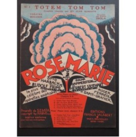 FRIML Rudolf STOTHART Herbert Totem Tom Tom Chant Piano 1927