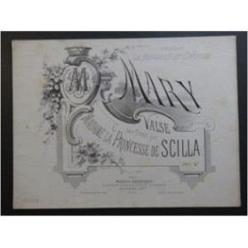 DE SCILLA Mary Piano XIXe siècle