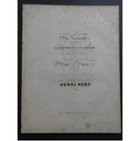HERZ Henri Pas Redoublé Piano ca1840