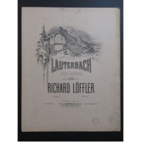 LÖFFLER Richard Lauterbach Piano ca1870