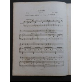 HENRION Paul Blondine Chant Piano 1847