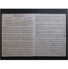 BLANCHARD A. Monsieur Jeudi Chant Piano ca1860