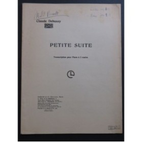 DEBUSSY Claude Petite Suite Piano 1955