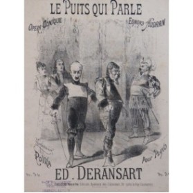 DERANSART ED. Le Puits qui Parle Polka Piano ca1885