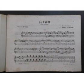 MÉTRA Olivier La Vague Piano 4 Mains ca1875