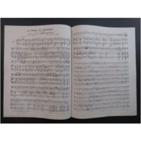 LHUILLIER Edmond La Perle de Provence Chant Piano ca1850