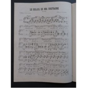 PUGET Loïsa Le Soleil de ma Bretagne Chant Piano ca1860
