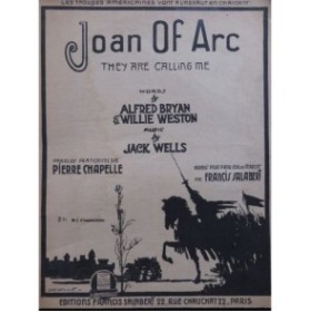 WELLS Jack Joan of Arc Chant Piano 1917