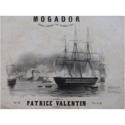 VALENTIN Patrice Mogador Piano ca1850