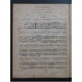 ROMAGNESI Antoine Faut l'oublier Chant Piano ou Harpe ca1820