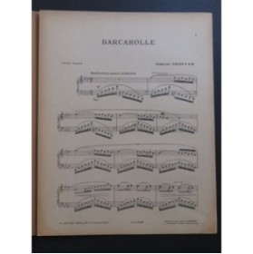 GROVLEZ Gabriel Barcarolle Piano