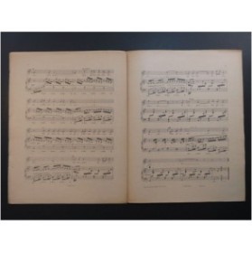 FAURÉ Gabriel Mandoline Chant Piano ca1895
