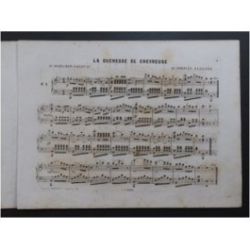 BOHLMAN-SAUZEAU Henri La Duchesse de Chevreuse Piano ca1860