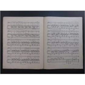 SAINT-SAËNS Camille La Cloche Chant Piano ca1890