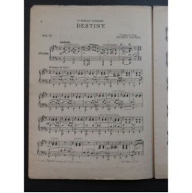 BAYNES Sydney Destiny Valse Piano 1912