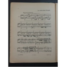 DEBUSSY Claude La Soirée dans Grenade Piano 1903