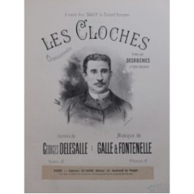 GALLE FONTENELLE Les Cloches Chansonnette Chant Piano