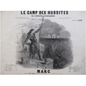 MARC Le Camp des Hussites Piano ca1850