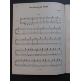 RAFF Joachim Les Pêcheuses de Procida Tarentelle Piano 4 Mains ca1880