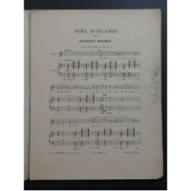 HOLMÈS Augusta Noël d'Irlande Piano Chant ca1897