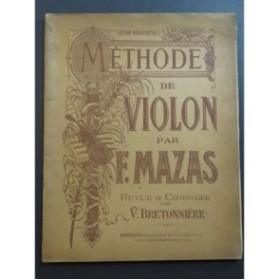 MAZAS F. Méthode de Violon