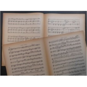 VIDAL Paul Concertino Piano Cornet à Pistons 1922