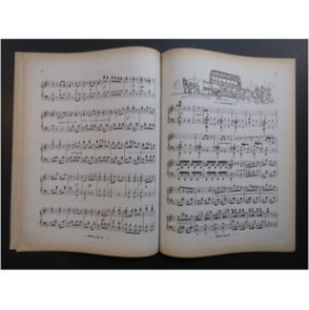 BURGMEIN J. Tramway Galop Piano ca1880