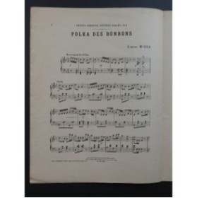 MISSA Edmond La Polka des Bonbons Piano 1906