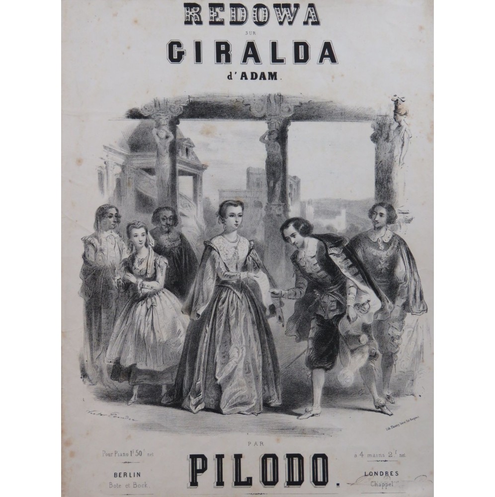 PILODO Giralda Redowa Giralda Piano ca1850