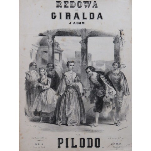 PILODO Giralda Redowa Giralda Piano ca1850