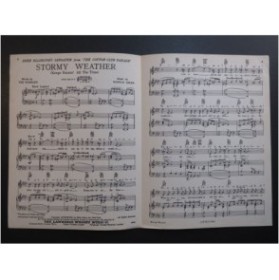 ARLEN Harold Stormy Weather Chant Piano 1933